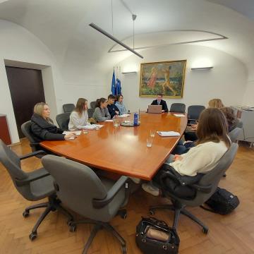Župan Matej Slapar sprejel dijake GSŠRM